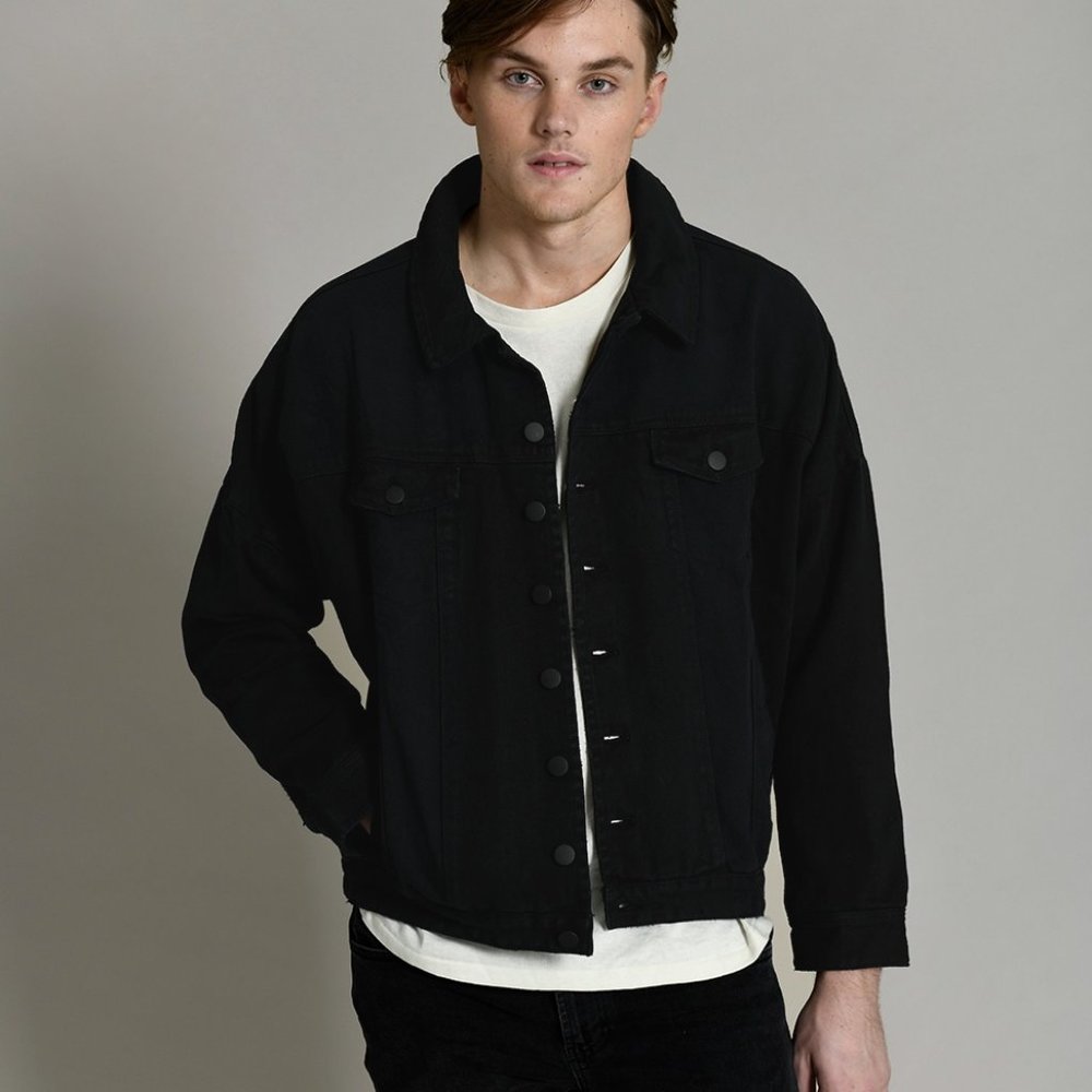 One Teaspoon All Star Denim Jacket, NEW WITH TAGS, Men's, Black- XS